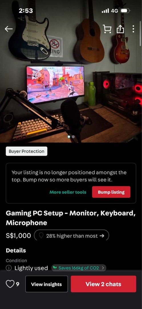 Gaming PC Setup - Monitor, Keyboard, Microphone459741121793894400