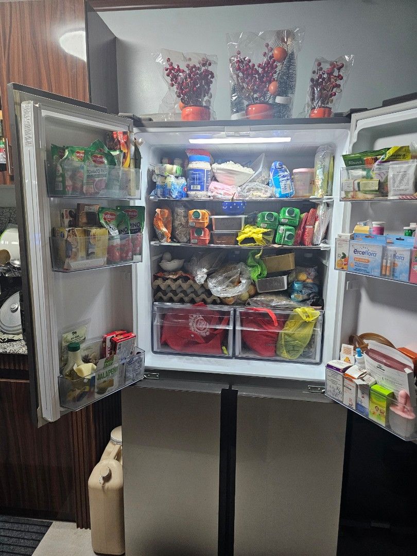 Haier 4-Door Inverter Refrigerator (Category: Refrigerators and Freezers) located in Cainta. Submitted by lorraes (Listing ID 1438961937, Image 3). Description: ❄️ FOR SALE: Haier HRF-IVT560GC Multi-Door Inverter Refrigerator ❄️ 💰 Selling Price: ₱35,000 only 📍 Location: Muzon, Taytay Rizal 🚚 Pick-up only ✅ 2 years pa lang ginagamit ✅ With original receipt from Ansons ✅ No scratches / very well maintained ✅ Working perfectly / super lamig pa ✅ 