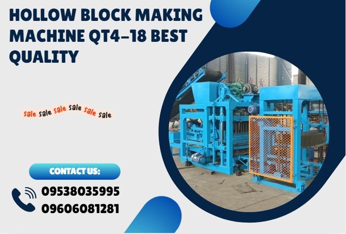 HOLLOW BLOCK MAKING MACHINE QT4-18 BEST QUALITY (Category: Everything Else Others) located in Caloocan City. Submitted by francytorr34493 (Listing ID 1438979811, Image 1). Description: •Type: Standard /Hollow/pavement •Power: 19kw/auto •Electrical source: 380V/50Hz •Cycle: 16-18s •Carriage Size: 850*550*30mm •Method: Hydraulic Pressure •Production Capacity: 240*115*53mm 26pcs/mould 400*240*200mm 3pcs/mould 400*200*200mm 4pcs/mould •Overall Size: 