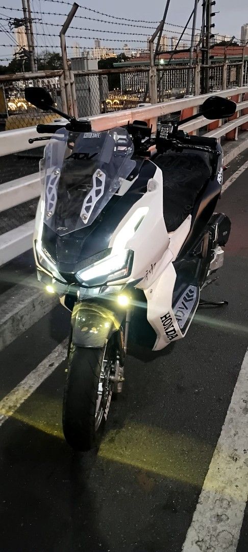 Honda ADV 150 (Category: Motorbikes for Sale) located in Manila. Submitted by ron1621 (Listing ID 1439049628, Image 1). Description: Selling ADV 150 (2021) ABS ON Key Less 2 orig Remotekeys , with Key Code. 33+K Odo meter. Complete Docs OR/CR (ORIGINAL) Ready to transfer. Open DOS & IDs w/ Specimen Signatures. Registered until this month. Done its Full Maintenance April 07, 2026 With OR Receipts. Replaced/ Updated what is needed. See Picture to a