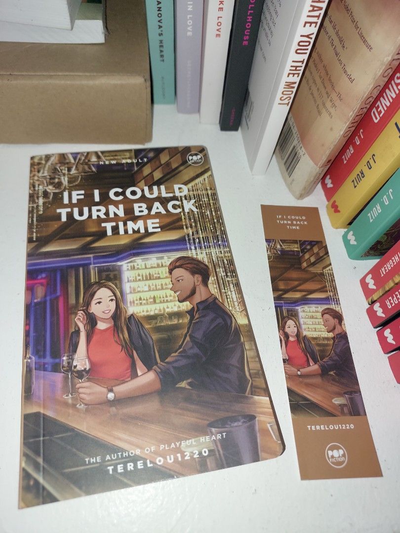 If I Could Turn Back Time (PRELOVED Wattpad Book) (Category: Storybooks) located in San Carlos. Submitted by rissesspuff (Listing ID 1439053192, Image 1). Description: FOR SALE ‼️ WATTPAD BOOK (Preloved) RFS: Decluttering, Extra funds 📗 CONDITION: Like new, Comes w/Bookmark 📖 If I Could Turn Back Time • Author: terelou1220 (Terelou Darusin) • Year: 2022 • Publisher: Pop Fiction (Summit Publishing Co., Inc.) • Chapters: 44 chapters • Pages: 240 