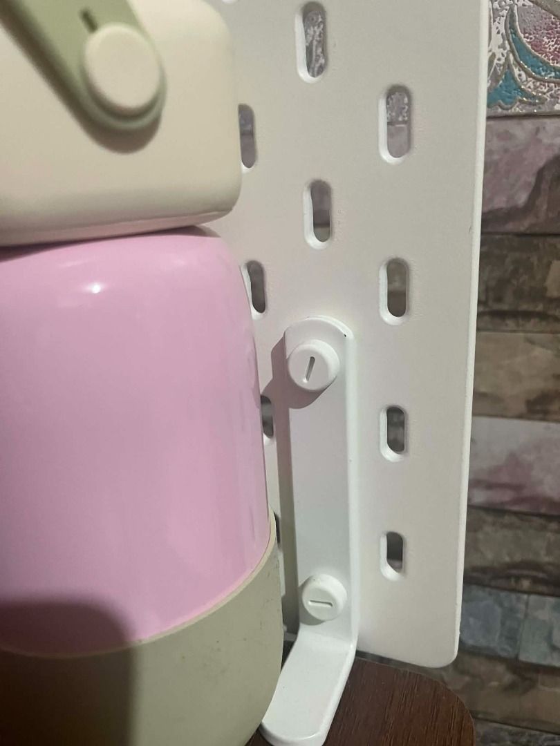 IKEA SKÅDIS Pegboard White 76x56cm (Category: Home Improvement Tools & Accessories) located in Caloocan City. Submitted by carlyden (Listing ID 1438974790, Image 3). Description: - IKEA SKÅDIS pegboard - Color: White - Dimensions: 76x56 cm - Features multiple holes for organization - Designed for wall mounting - w the stand - Has a flaw at the back please see the second photo for reference.