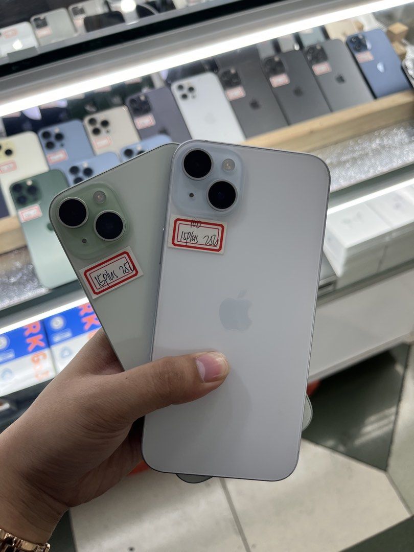 iPhone 15 Plus 256GB Factory Unlock No Issue Secondhand (Category: iPhone 15 Series) located in Pasig City. Submitted by FarAndRayShop (Listing ID 1438920204, Image 1). Description: OPEN FOR SWAP/SELLING/BUYING (RFS: Buy and Sell) Price: 32,499 iPhone 15 Plus 256GB •FACTORY UNLOCK •NO HIDDEN ISSUES •TEST TO SAWA •Authentic Phone Physical store in Greenhills Shopping Center XD-07 Stall Number Look For Rayray Or Anika NO CASH INSTALLMENT We are ope