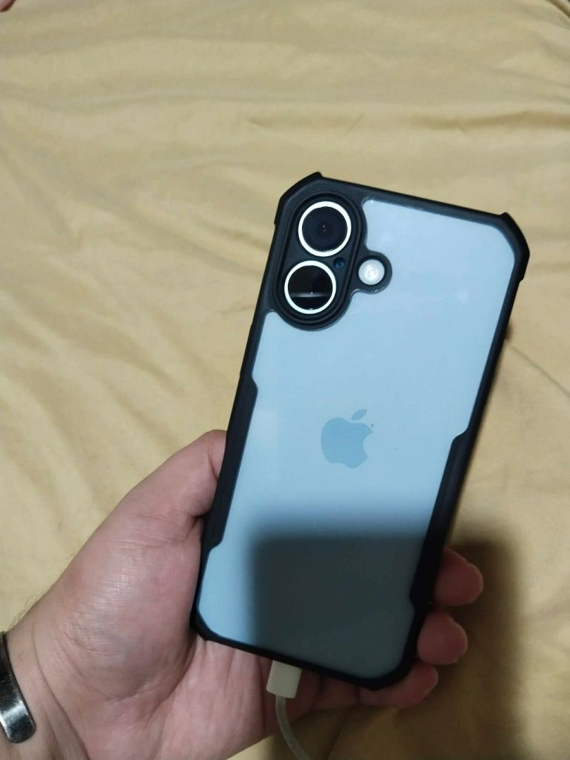 IPhone 17 (Category: iPhone 17 Series) located in Caloocan City. Submitted by swiftdog.487c56 (Listing ID 1438916002, Image 2). Description: iphone 17 Mist Blue 256 GB 94% Battery Cc 436 with box and case Bought at Power Mac with receipt .