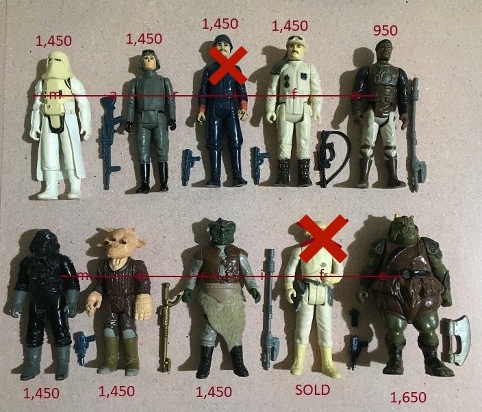 Kenner Starwars Vintage 12 back 1970 to 1980 star wars figure VT trade OK gold earring / ring vintage toys (Category: Toys & Games) located in Quezon City. Submitted by marife.saavedra (Listing ID 1438885642, Image 2). Description: ( shipping local & international ) ( multiple shipping OK ) ( please do check my other listing ) ( payment first policy ) -WYSIWYG/not perfect/use toys/check photo for pricing/some missing part/patina vary on appearanc