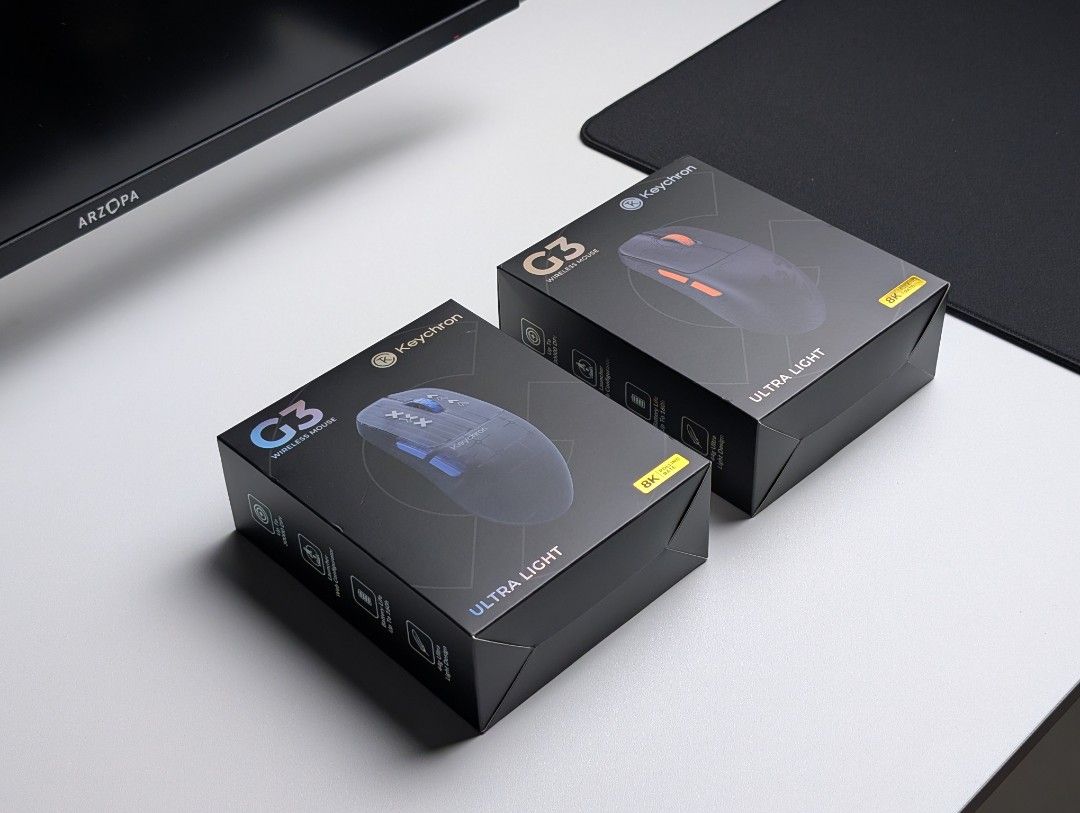 Keychron G3 Ultra Light Gaming Mouse (Category: Mouse & Mousepads) located in Manila. Submitted by ninkevdo (Listing ID 1438930638, Image 2). Description: Please Read kasi nandito na halos lahat ng itatanong mo. deliver 1-2 days via JNT express lang ako kasi freeshipping ako don Mop: gcash or maya only. NO COD Freeshipping Check my fb page, tiktok, instagram FOR SALE 3550 SRP 5500 KEYCHRON G3 GAMING MOUSE Condition: New, vinideohan lang for promo