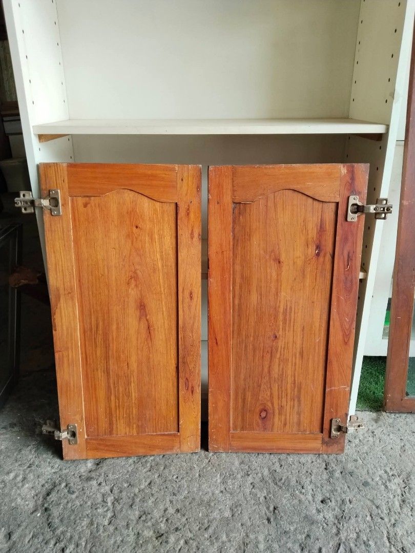 Kitchen Cabinet Door : NARRA WOOD (Category: Other Home Furniture) located in Quezon City. Submitted by atgeremias313 (Listing ID 1438893760, Image 2). Description: Size for each cabinet door: 38cm W, 79.5cm H WOOD : Solid Narra ✨ 850 po isang piraso 👌 📲0985-887-8973 📌313 Quirino Highway, Baesa, QC 🚚Lalamove / Pick up.