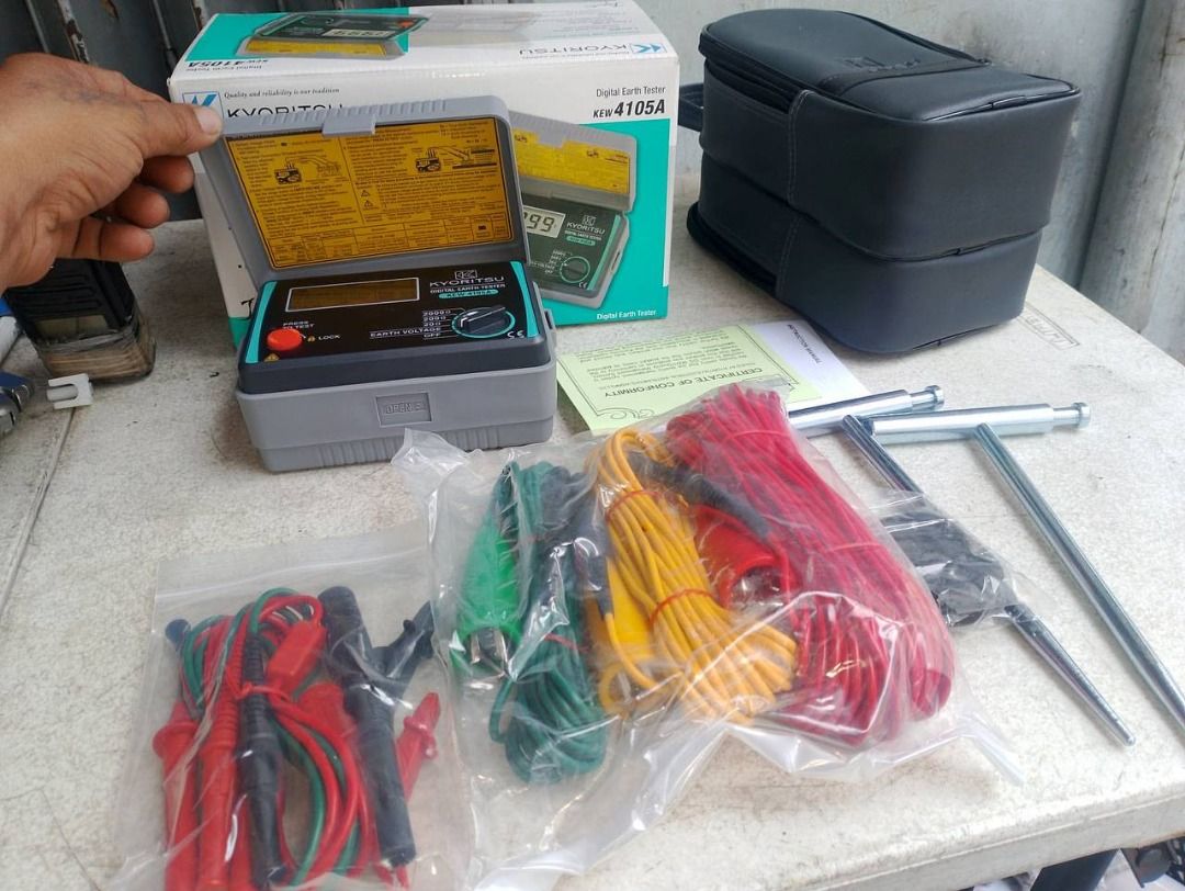 kyoritsu digital earth tester Specs: KEW4105a (Category: Everything Else Others) located in Manila. Submitted by joeyroque09 (Listing ID 1438898749, Image 3). Description: kyoritsu digital earth tester Specs: KEW4105a Price: 24300.