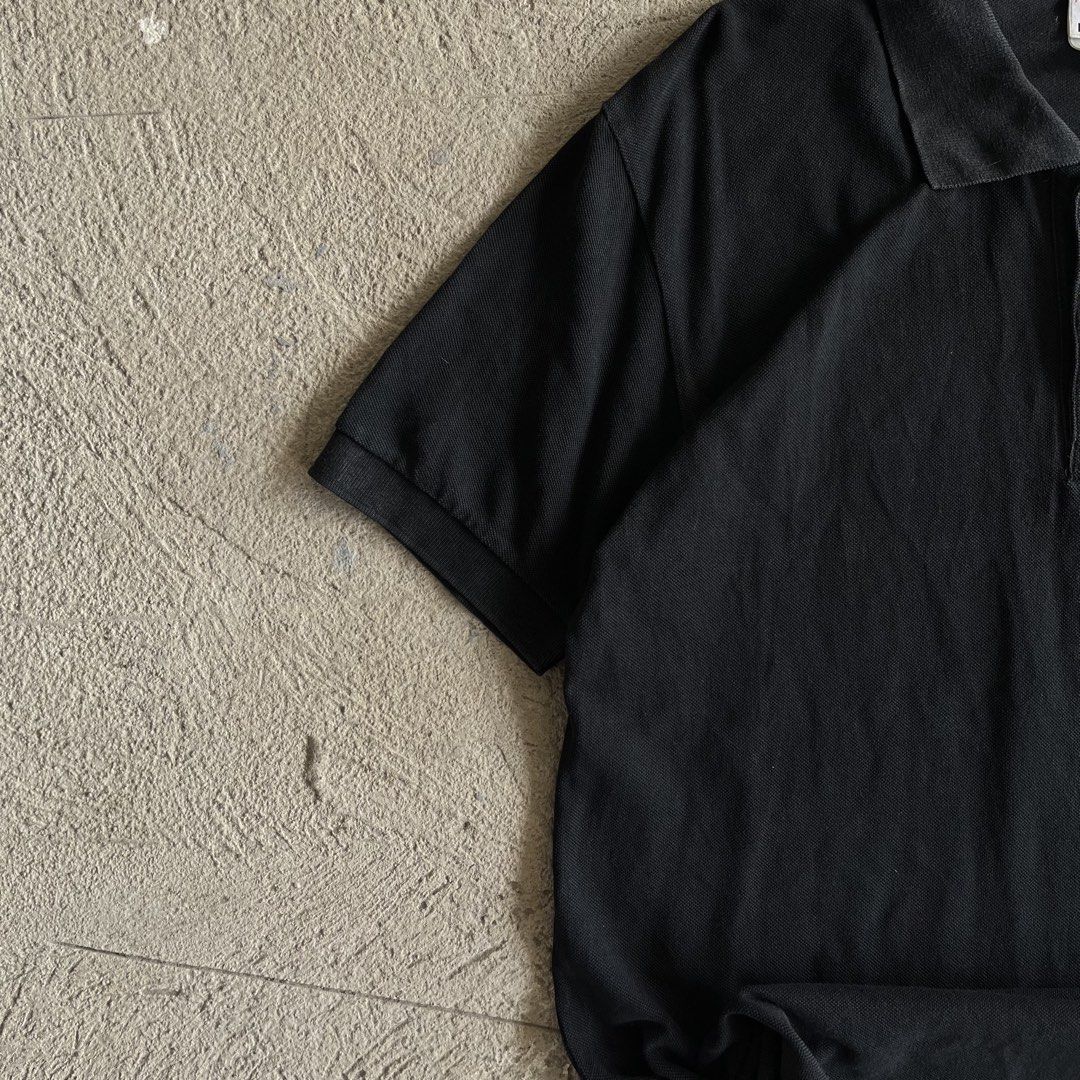Lacoste Black Polo Shirt (Category: Tshirts & Polo Shirts ) located in Manila. Submitted by lesterrrrrr (Listing ID 1438919410, Image 3). Description: Lacoste black polo shirt. Features the classic crocodile logo. Collared neckline and short sleeves. Comfortable fabric..