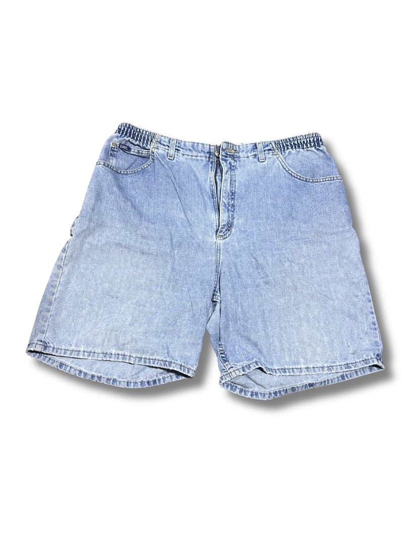 Lee Original Jeans Denim Jorts (Category: Shorts) located in Balanga. Submitted by syryll_ae (Listing ID 1438929765, Image 1). Description: - Lee denim shorts - Light blue wash - Elastic waistband - Zip fly - Front and back pockets - Lee logo detail - Comfortable for everyday wear.