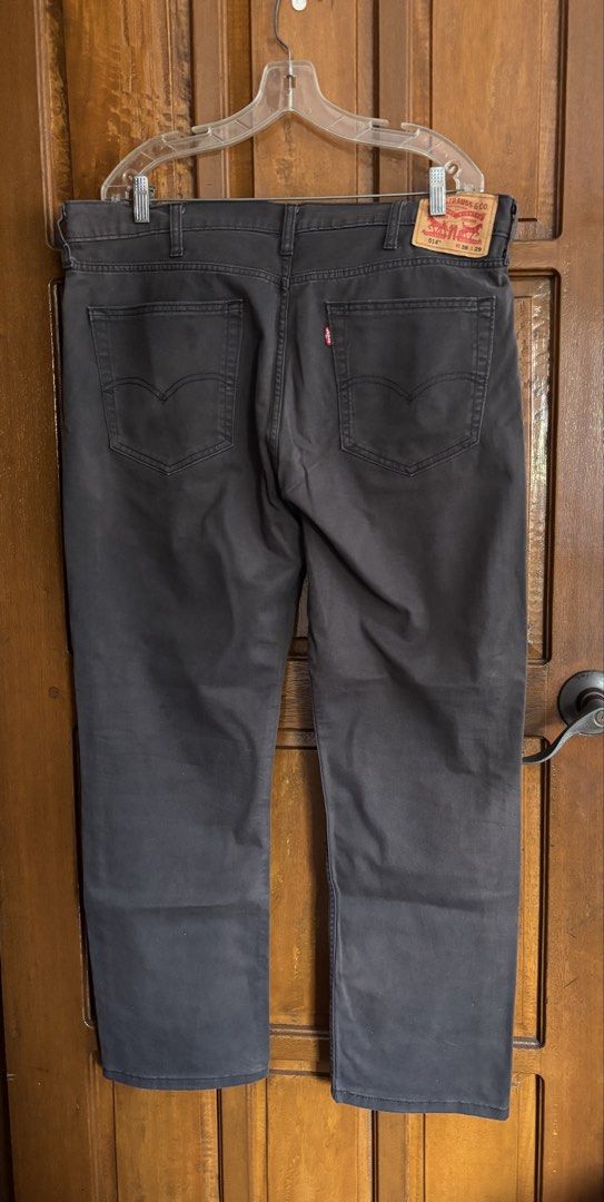 Levi's 514 Jeans - Gray (Category: Jeans) located in Manila. Submitted by senior.declutter (Listing ID 1438956221, Image 3). Description: - Levi's 514 jeans - Color: Gray - Size: W38 L29 - Classic five-pocket design - Levi's logo patch - Button and zipper closure - Condition: Good RFS: decluttering .