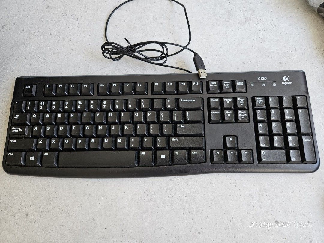 Logitech K120 Wired Keyboard459089694269132800