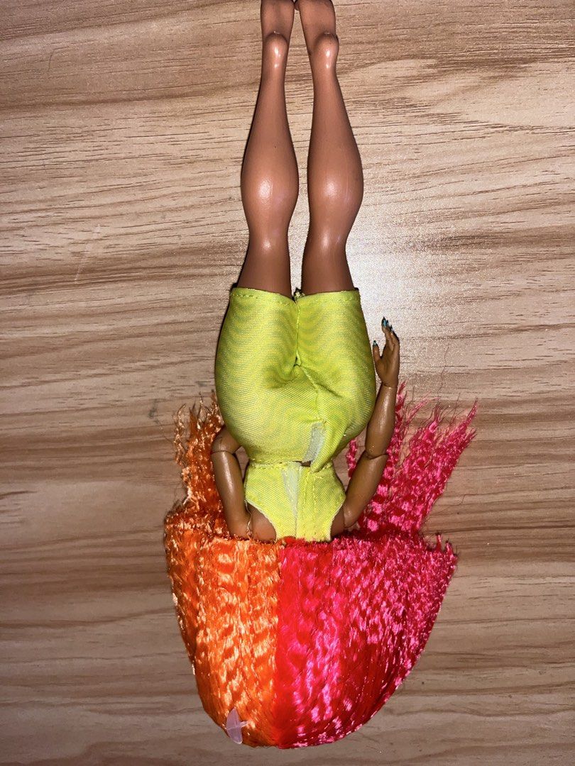 LOL Surprise OMG Doll (Category: Kids Toys) located in Baguio. Submitted by ibarrajenn02122 (Listing ID 1438954984, Image 2). Description: LOL Surprise OMG doll with orange and pink hair, wearing a neon yellow outfit. Features articulated limbs and curly hair. WE SHIP NATIONWIDE DA:MAHARLIKA & LT 📍BAGUIO CITY.