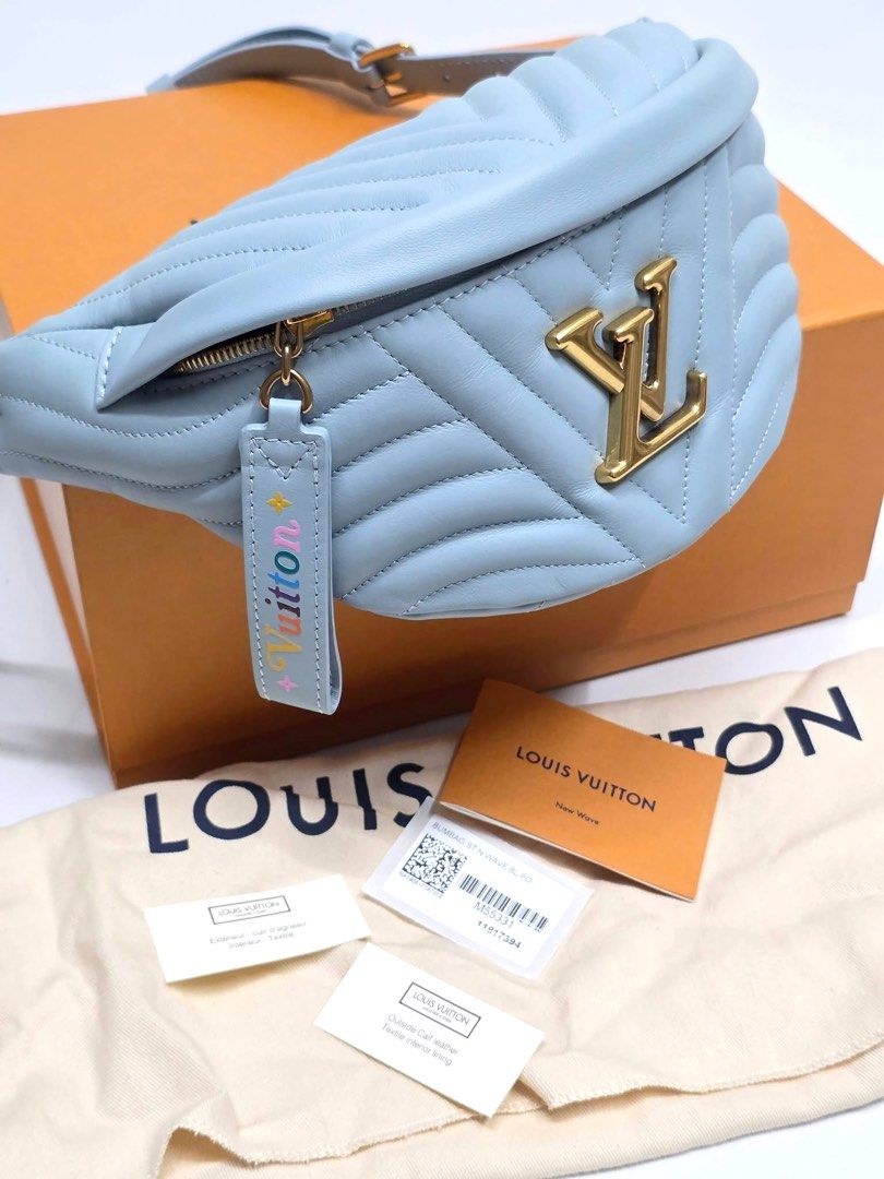 Louis Vuitton New Wave Bumbag 🩵✨ (Category: Luxury Bags & Wallets) located in Mandaluyong City. Submitted by luxprelovedbagsparadise (Listing ID 1438936928, Image 2). Description: 🖤✨ Louis Vuitton New Wave Bumbag ✨🖤 Elevate your everyday style with the Louis Vuitton New Wave Bumbag, crafted from soft quilted calfskin leather with the iconic vintage-inspired LV logo in smooth gold-tone hardware 💎 Designed for both fashion and function, this lu
