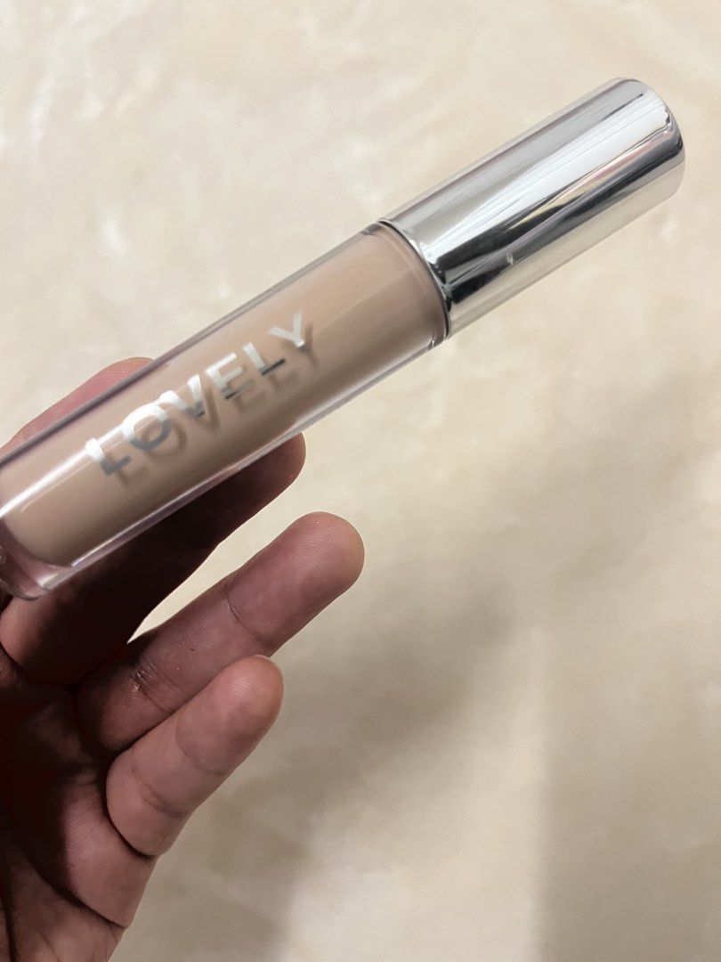 Lovely Cosmetics Concealer in 3MCR (Category: Makeup) located in Cagayan de Oro. Submitted by simplydecluttering_makeup (Listing ID 1438992684, Image 1). Description: Can be used as spot concealer or corrector. Rfs: Not a shade I need. I use 3MC. - Lovely Cosmetics Concealer - Shade: 3MCR - Light beige color - Designed to conceal imperfections and blemishes - Clear tube with a silver cap - Visible applicator Used once at the back of my hand to sw