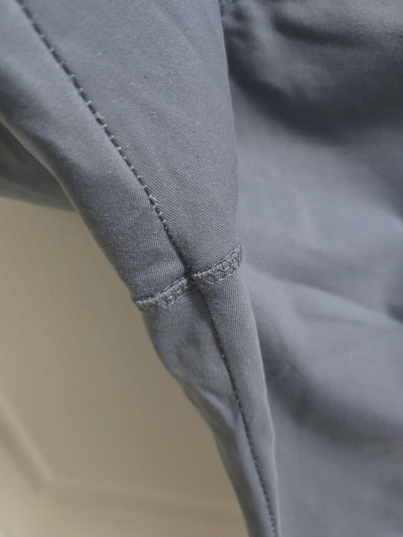 Lululemon Athletica Shorts Size 10 (Category: Shorts) located in Pasig City. Submitted by callmemaf (Listing ID 1438918471, Image 2). Description: - Lululemon Athletica shorts - Size 10 - Gray color - High-waisted - Fitted design - Visible stitching details - Designed in Vancouver, Made in Cambodia.