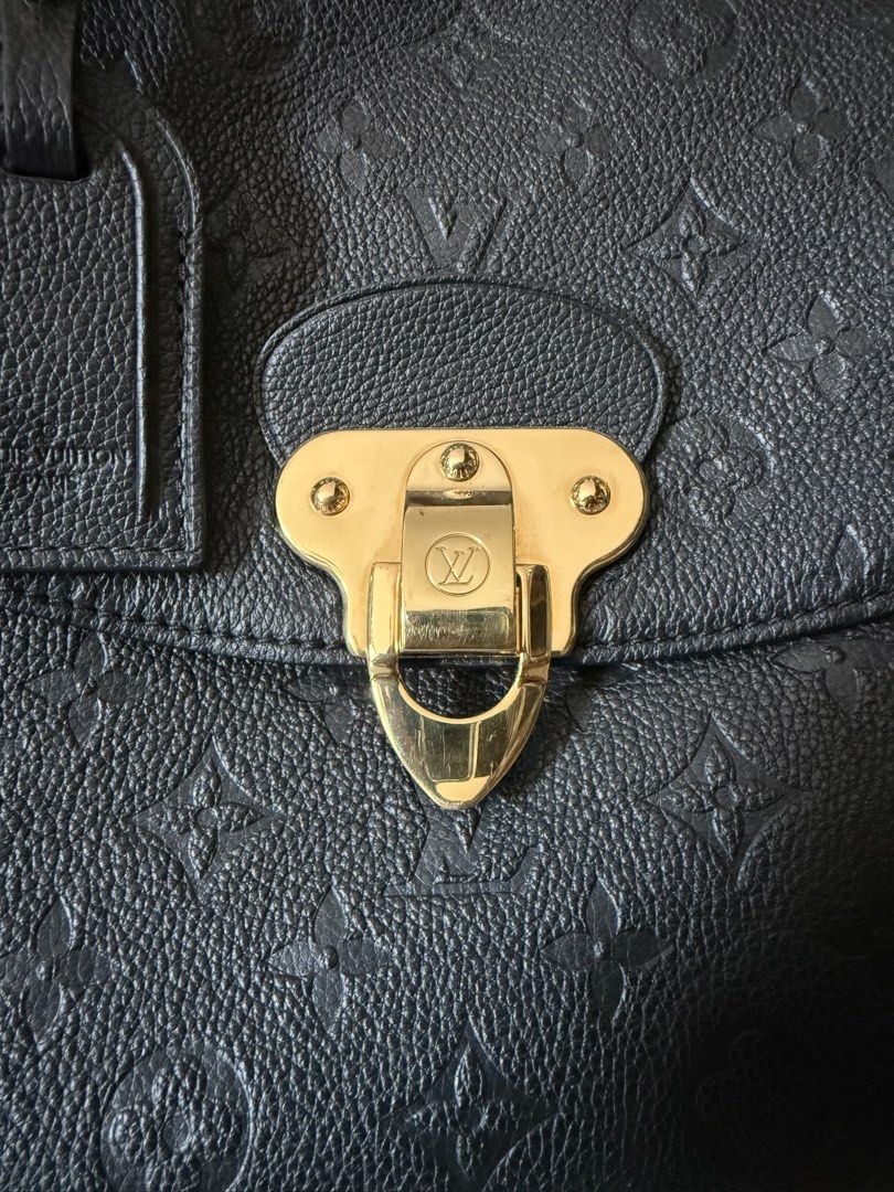 LV Georges Black Monogram Empriente (Category: Luxury Bags & Wallets) located in Bagac. Submitted by mommychimehsyandavi (Listing ID 1438976928, Image 2). Description: In honor of Georges Vuitton, the founder’s son who invented the iconic bags like Speedy and Noe as well as the Monogram Canvas This is a classy piece can be worn 2 ways In Monogram Empreinte Leather Gold hardware.