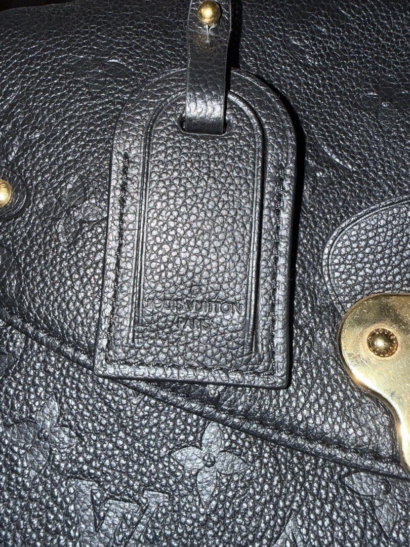 LV Georges Black Monogram Empriente (Category: Luxury Bags & Wallets) located in Bagac. Submitted by mommychimehsyandavi (Listing ID 1438976928, Image 3). Description: In honor of Georges Vuitton, the founder’s son who invented the iconic bags like Speedy and Noe as well as the Monogram Canvas This is a classy piece can be worn 2 ways In Monogram Empreinte Leather Gold hardware.
