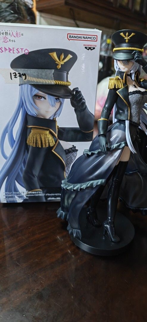 Marin Kitagawa Black Lobelia figure (Category: Figurines & Statues) located in Caloocan City. Submitted by yaoizzy (Listing ID 1438931925, Image 1). Description: - Character in black uniform and hat - Includes original box - Figure on a black base.