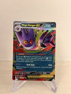 Mega Gengar EX 056/094 (Double Rare) - Pokemon TCG Phantasmal Flames,  Hobbies & Toys, Toys & Games on Carousell