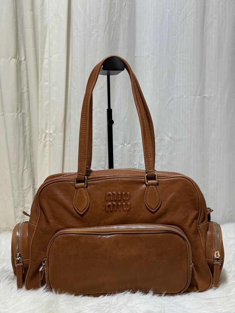 Miu miu Nappa Leather Top-Handle Bag (Category: Luxury Bags & Wallets) located in Manila. Submitted by shoulderfashion (Listing ID 1439006097, Image 1). Description: .