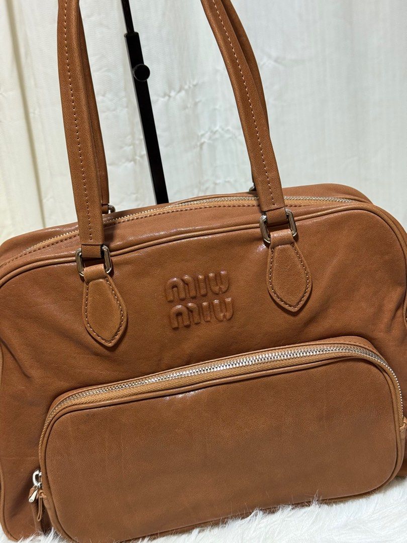 Miu miu Nappa Leather Top-Handle Bag (Category: Luxury Bags & Wallets) located in Manila. Submitted by shoulderfashion (Listing ID 1439006097, Image 2). Description: .