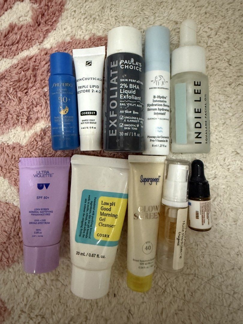 Mixed Skincare Bundle (Used) (Category: Face Care) located in Cabanatuan. Submitted by makeup_goodies (Listing ID 1439035365, Image 1). Description: TAKE ALL. WHAT YOU SEE IS WHAT YOU GET. Manage your expectation All 10 items for ₱250 only..