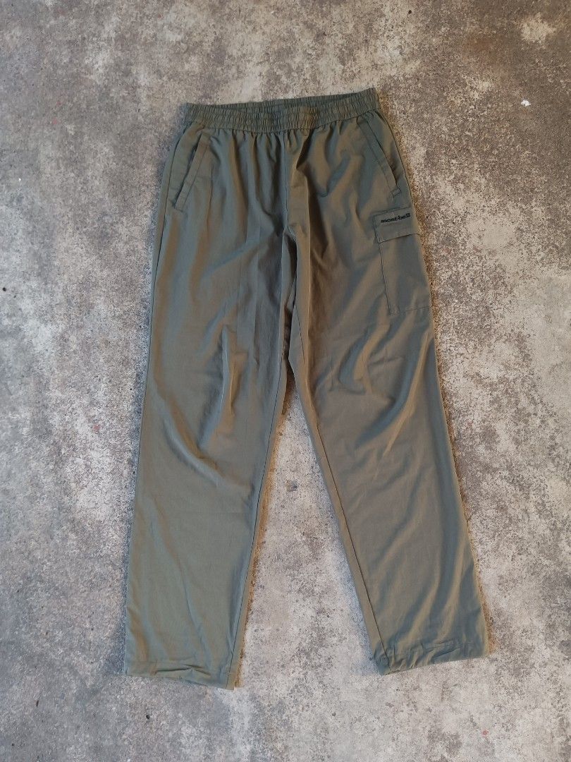 Mont-bell utility hiking/trekking pants (Category: Trousers) located in Davao. Submitted by hisdef (Listing ID 1438997216, Image 1). Description: mont Bell utility hiking/ trekking pants Condition-like new issue- none Dimensions in inches waistline-30 up to 36 outseam or length-40 inseam-30 frontrise-13 thigh-13 knee-10 hem-7 adjustable.