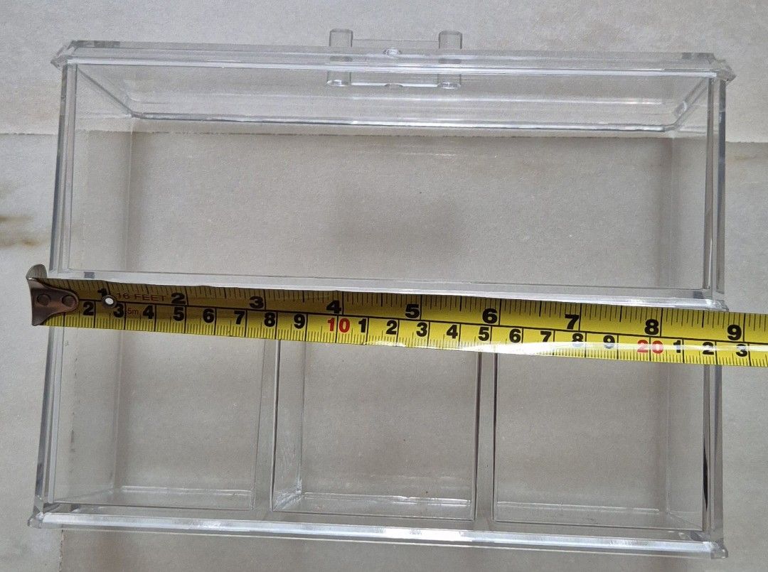 Multi-functional Clear Acrylic Storage Box with Lid459485668002375680