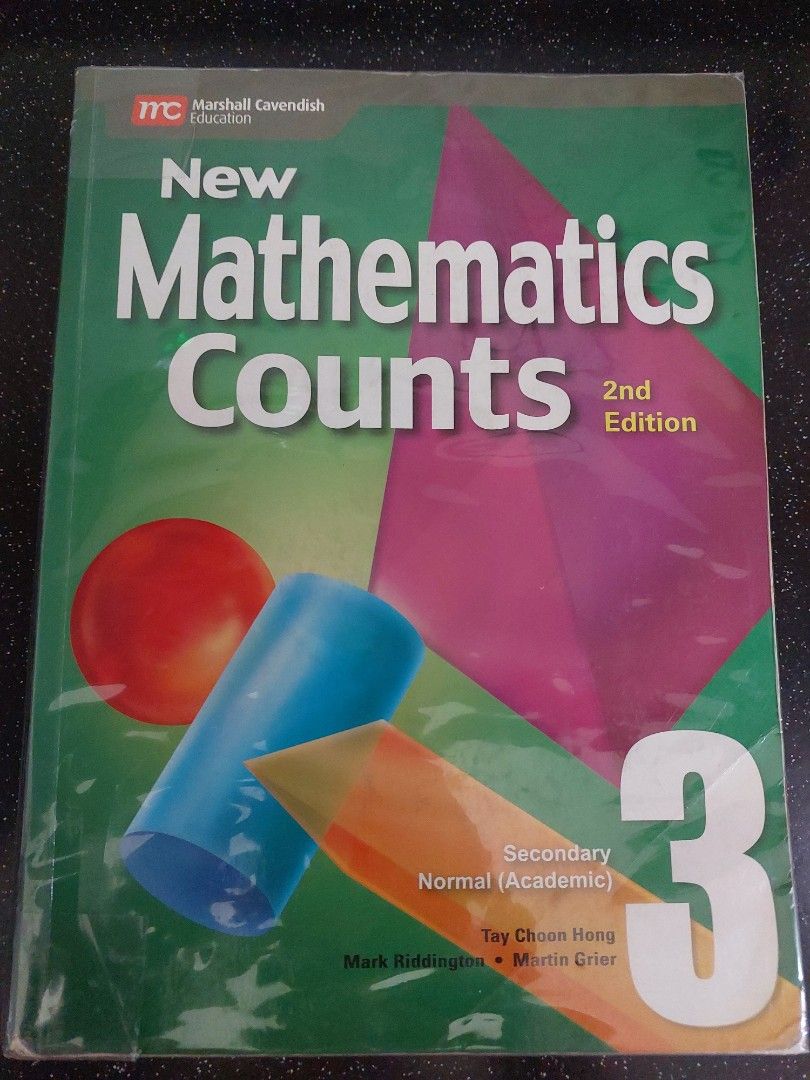 New Mathematics Counts Secondary 3 Textbook, Hobbies & Toys, Books ...