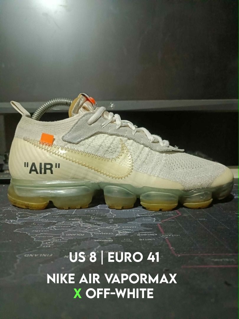Nike Air VaporMax x Off-White (Category: Sneakers) located in Los Banos. Submitted by lemuel_02 (Listing ID 1439039914, Image 1). Description: Nike Air VaporMax x Off-White.