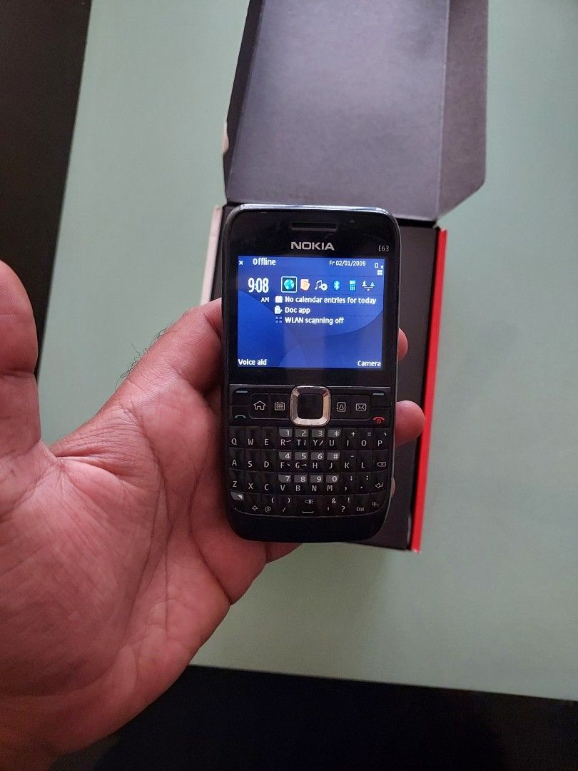 Nokia E63 (Category: Early Generation Mobile Phones) located in Masjid Tanah. Submitted by isspark90 (Listing ID 1438932648, Image 3). Description: berminat pm nokia e63 tahun 2008 masih berfungsi dengan baik jual sebagai koleksi atau pakai harga 150 tak termasuk pos.