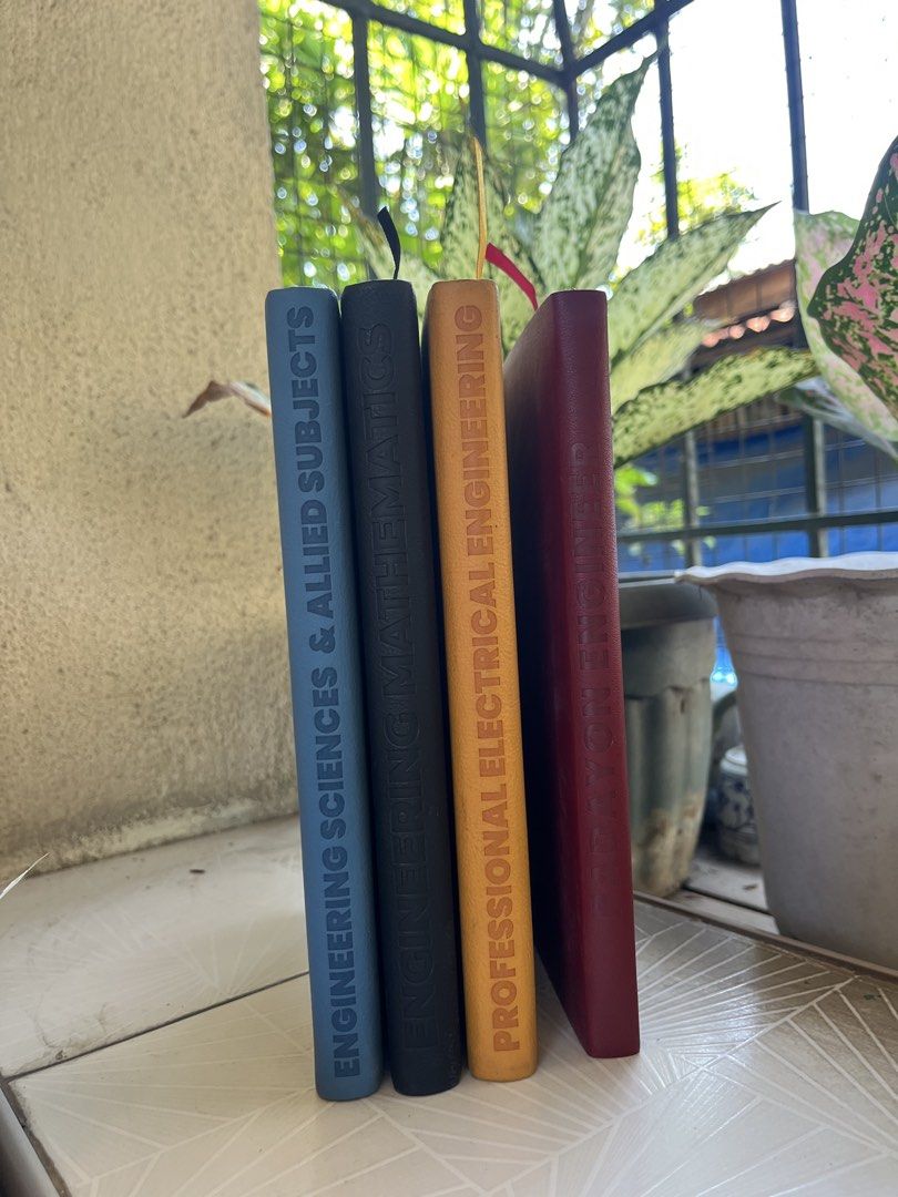 Notebooks - Engineering Mathematics, Electrical Engineering (Category: Textbooks) located in Manila. Submitted by mariaiaiaiaaa (Listing ID 1438933254, Image 1). Description: Project Padayon EE notebooks (wala pang sulat) Price: Bundle (take all four) - 1349 Math - 450 ESAS - 450 EE - 400 Red notebook - 400 Rfs: Decluttering & REE na!!!.