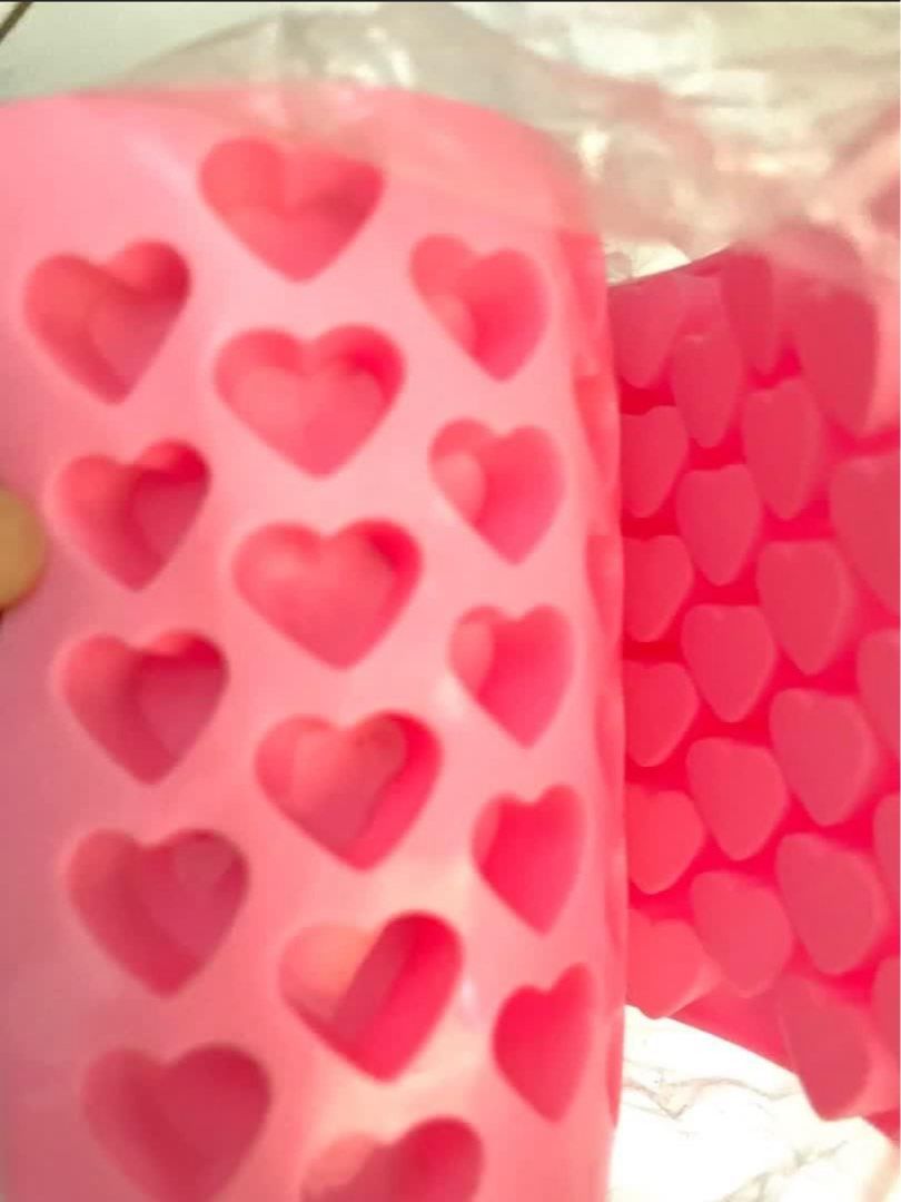 Pink Silicone Baking Molds and Cutters Set459132901744988161