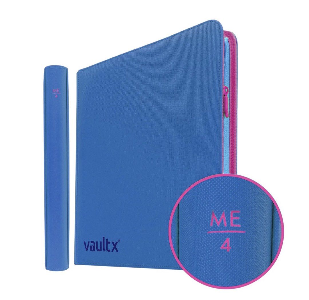 ✨(✅PO /✅READY STOCK) Vault X 4 9 12 Pocket XL Card Binder Set 1 Set 11 Set 12 ME1 ME2 ME2.5 ME3 ME4 SV5 SV7 SV8 SV10 Just Pink Purple Black Teal Red Green Blue Neon Yellow White SV10.5 Metallic Anniversary | One Piece Card Game TCG Magic Pokemon Lorcana✨ (Category: Trading Cards Accessories) located in Singapore. Submitted by mynttcg (Listing ID 1371929467, Image 1). Description: ⚠️PLEASE EXPAND & READ BELOW⚠️ Vault X / VaultX ⚠️6th May '26 Updat