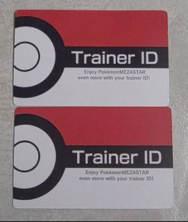 Pokemon trainer id For Sale | Carousell Singapore