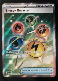 energy recycler pokemon card value Amazon.com: Energy Search - 128/159 - Reverse Holo - Crown Zenith main image 1
