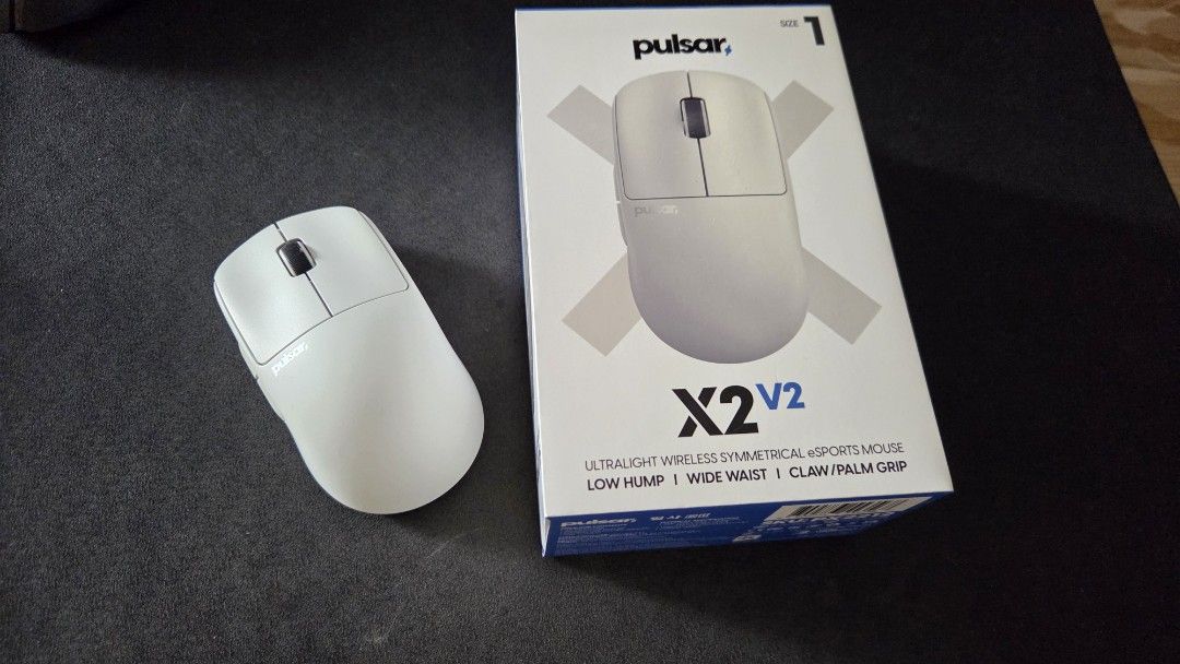 Pulsar X2 Wireless Gaming Mouse - White479493436191559680