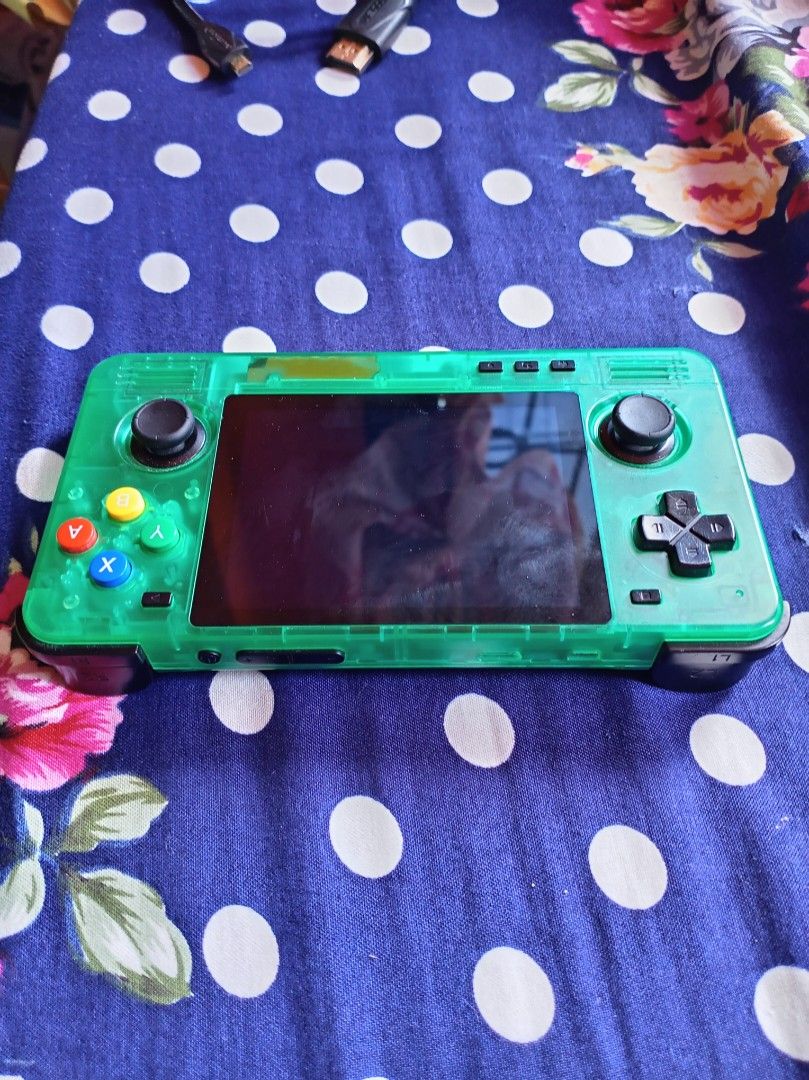 Retroid Pocket 2s (Category: Others) located in Legazpi City. Submitted by handheldhunter (Listing ID 1439014383, Image 3). Description: Retroid Pocket 2s in good condition, well taken care of. Analogue Triggers, all range of motion registers. 3D Hall effect joysticks Device Variant: Transparent Green Battery: 4000mAh Storage: 128gb storage, 4gb ram OS: Android 11 Screen: 4:3; 640x480; 480p 3.5 inch touch screen support, 63hz refresh rate, with H