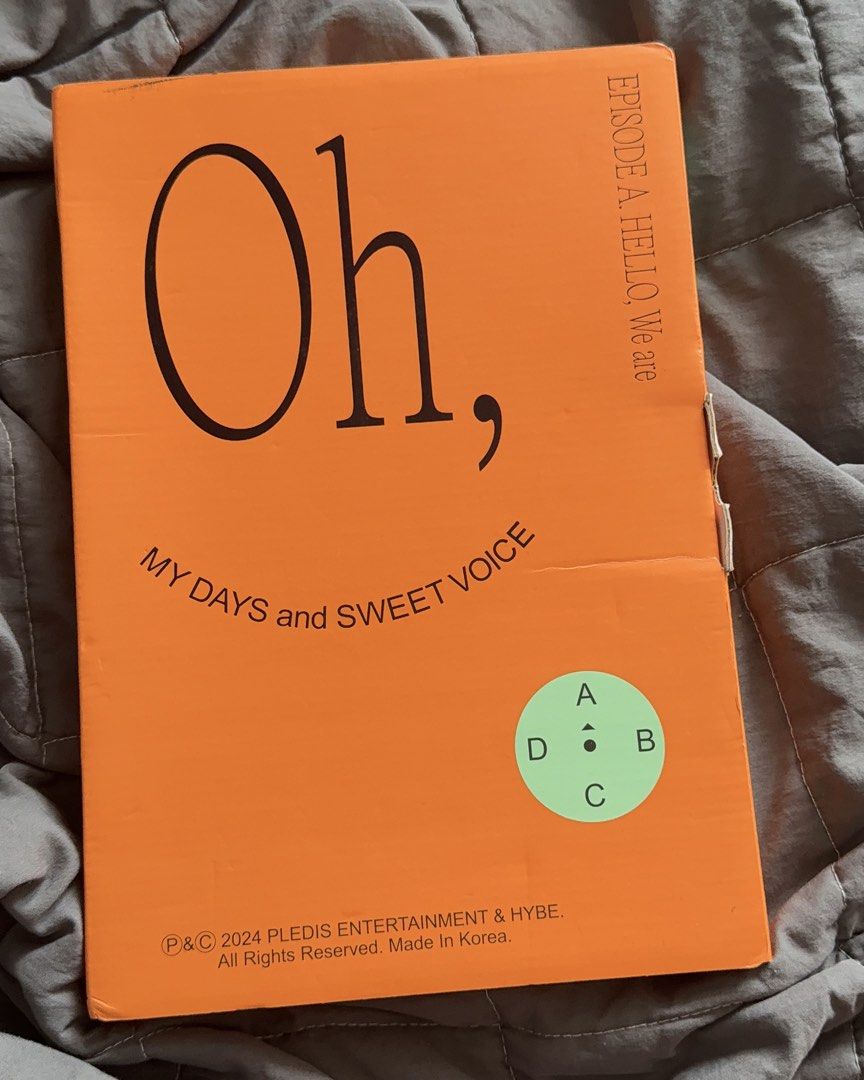 SEVENTEEN EPISODE A PHOTOBOOK (Category: K-Wave Merchandise) located in Cebu City. Submitted by declutthrifts (Listing ID 1438893174, Image 1). Description: - SEVENTEEN - Oh, MY DAYS and SWEET VOICE (Episode A:, Hello, We are) - unsealed but with full inclusions .
