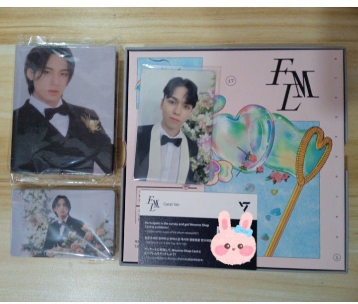 Seventeen FML Album (Category: K-Wave Merchandise) located in Cavite. Submitted by pompompurines (Listing ID 1438933740, Image 1). Description: Seventeen Mingyu FML Carat Version Album What you see is what you get location:Imus, cavite.