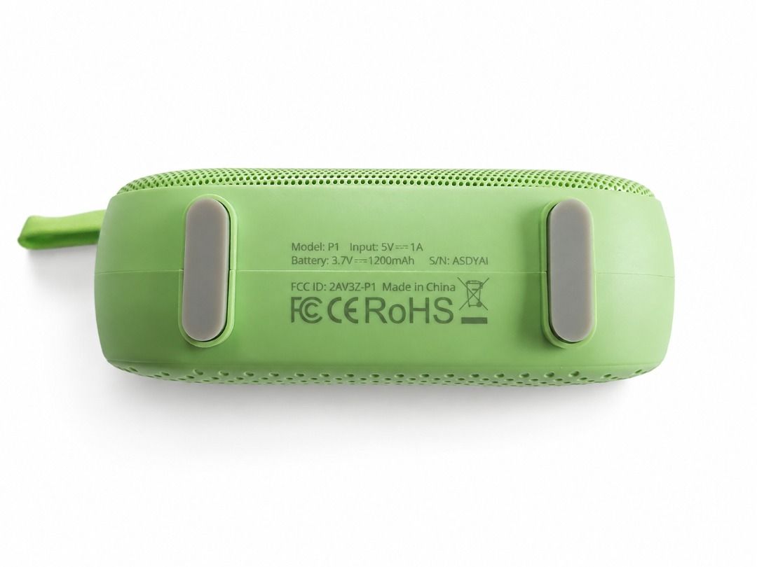 Sounarc Bluetooth Speaker Green (brand new) (Category: Soundbars, Speakers & Amplifiers) located in Paranaque City. Submitted by adoptastuff (Listing ID 1406698988, Image 3). Description: * Brand new condition in original box * Bluetooth 5.3 * 12 Hours of Playtime (varies per volume) * Portable Lanyard Included.