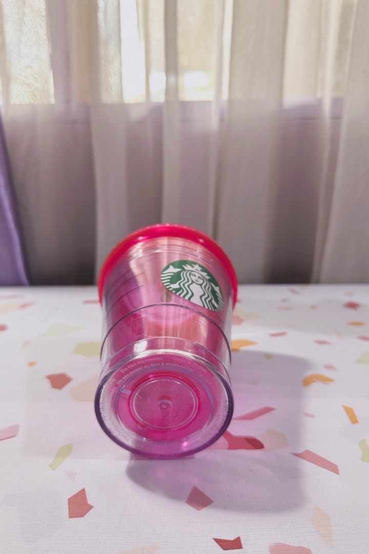 Starbucks Pink Cold Cup w/ Straw (Category: Coffee & Tea Tableware) located in Marikina City. Submitted by alwaysinjapan (Listing ID 1438895270, Image 3). Description: Good condition Last price already :) Gcash Fragile item so for pick-up only - Nangka, Marikina.