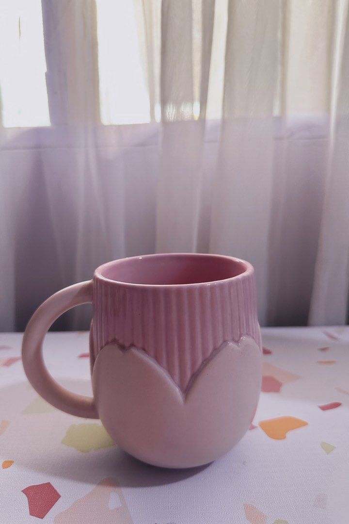 Starbucks Sakura Mug Flower Petal (Category: Coffee & Tea Tableware) located in Marikina City. Submitted by alwaysinjapan (Listing ID 1438888374, Image 2). Description: Good condition Last price already :) Gcash Fragile item so for pick-up only - Nangka, Marikina.