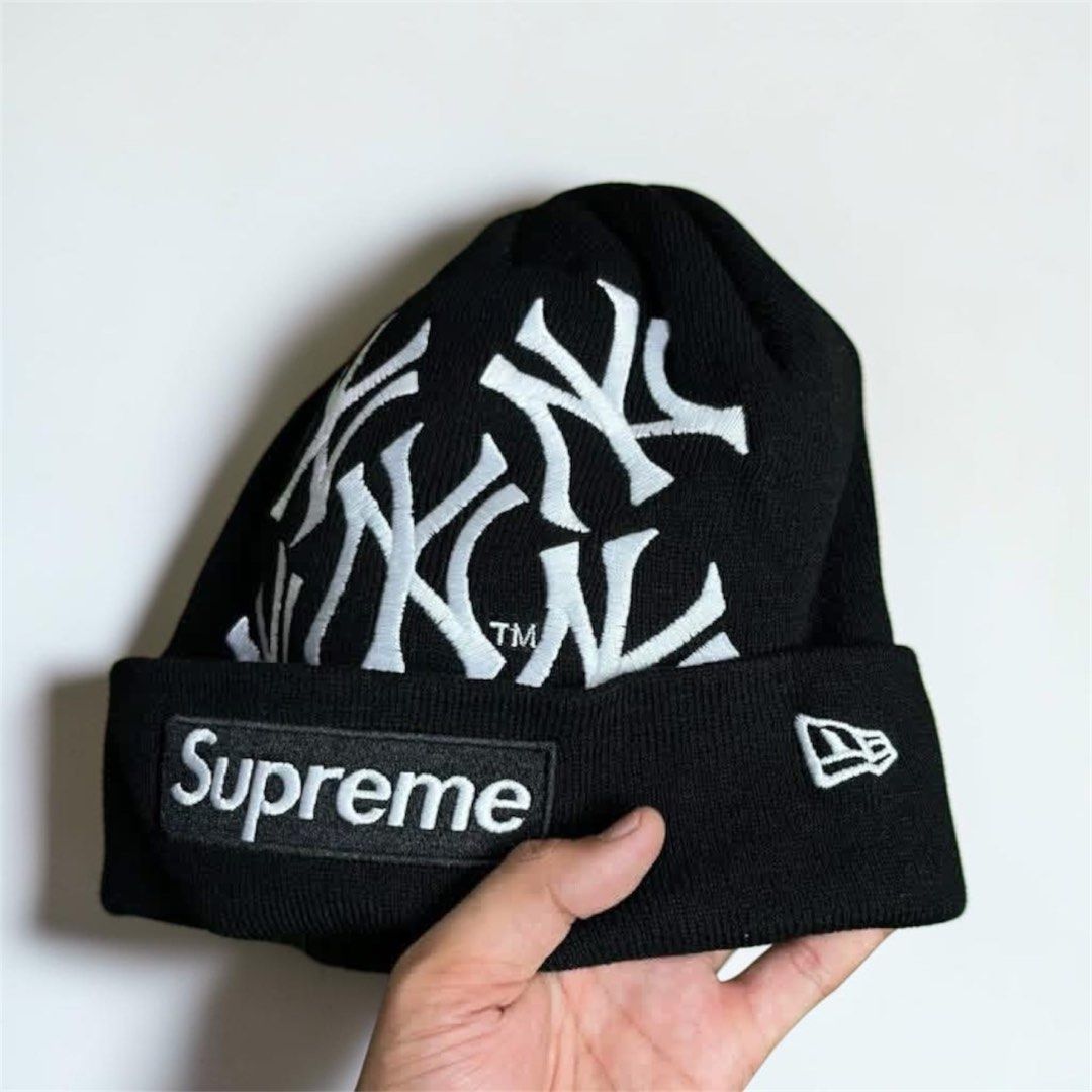 SUPREME NY MULTI LOGO BEANIE (Category: Strollers) located in Manila. Submitted by scarlett_hope (Listing ID 1438965704, Image 3). Description: 1 SIZE FITS ALL.