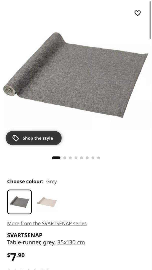 Table Runner - Natural/Grey459499845515356161