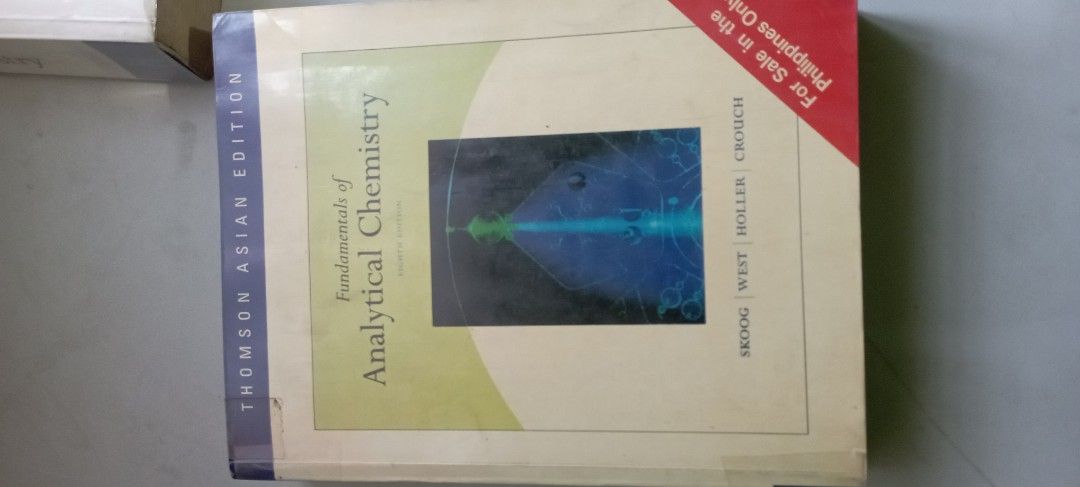 Thomson Asian Edition Chemistry Textbooks (Category: Textbooks) located in Manila. Submitted by cool_niacene15 (Listing ID 1438979661, Image 1). Description: - Selling three chemistry textbooks (Thomson Asian Edition): - "Fundamentals of Analytical Chemistry" - "Chemistry Principles & Reactions" - "General Chemistry" - For sale in the Philippines only. - Inquire for individual prices or for the complete set..