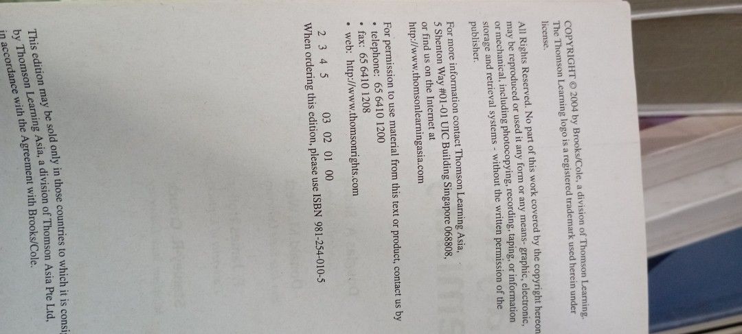 Thomson Asian Edition Chemistry Textbooks (Category: Textbooks) located in Manila. Submitted by cool_niacene15 (Listing ID 1438979661, Image 2). Description: - Selling three chemistry textbooks (Thomson Asian Edition): - "Fundamentals of Analytical Chemistry" - "Chemistry Principles & Reactions" - "General Chemistry" - For sale in the Philippines only. - Inquire for individual prices or for the complete set..