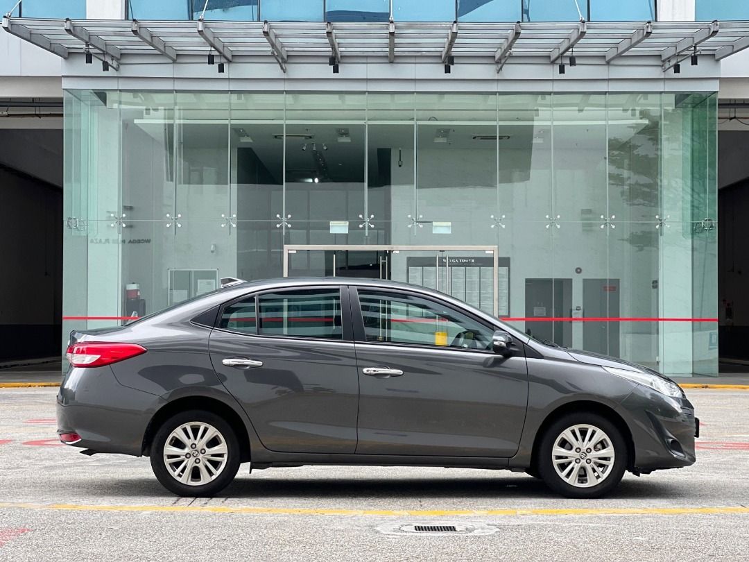 Toyota Vios 1.5 E Grade (A) (Category: Used Cars) located in Singapore. Submitted by idealauto (Listing ID 1438905974, Image 3). Description: Features Responsive 1.5L 4 cylinder inline 16 valves, 105 Bhp, smooth 7 speed CVT auto transmission, dual airbags, auto climatic aircon, traction control. Accessories Sport rims, diamond leather seats, factory fitted audio system, spacious boot space, remote alarm key, solar films, retractable side mirrors.