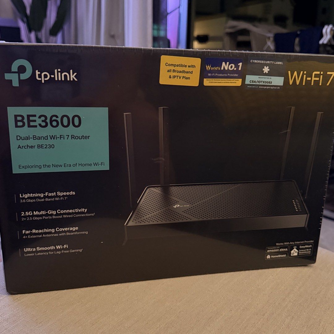 Tp link BE3600 Wifi Router459645707962951680